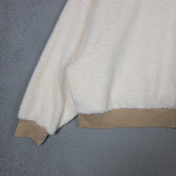 Fabletics Sweater Womens Size 1X Malia Polar Fleece Pullover Ultra Cozy Sherpa - Picture 4 of 12